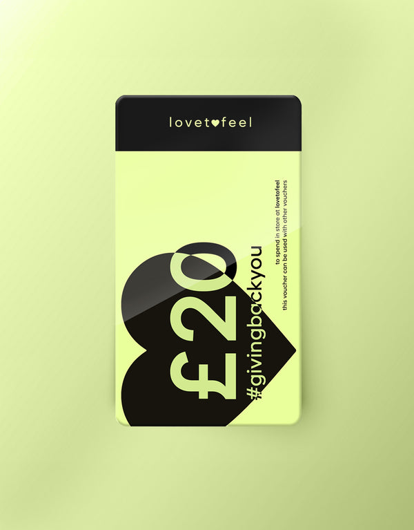 Lovetofeel £20 E-Gift Card + £5 bonus (limited time only)
