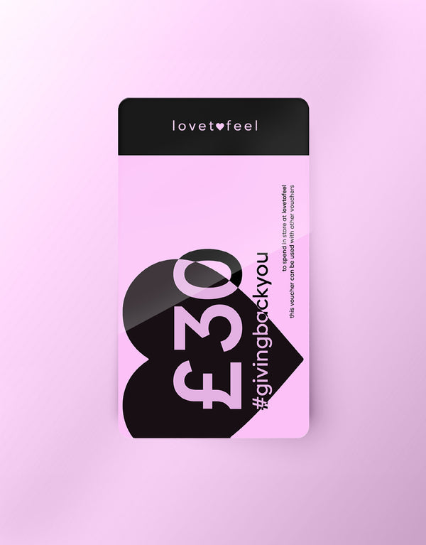 Lovetofeel £30 E-Gift Card + £5 bonus (limited time only)